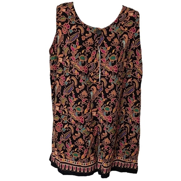 MATARI Vintage Vest Top Swim Coverup M/L - Picture 2 of 6